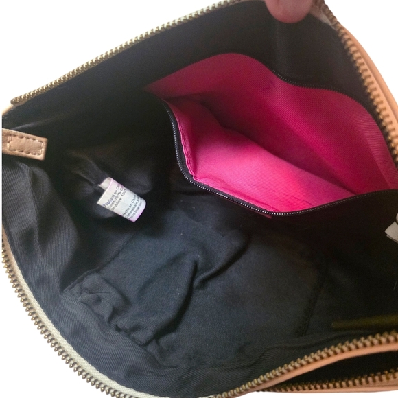 Elliott Lucca Ivory Leather Crossbody Bag Slim Shoulder Purse Minimalist Neutral - Picture 15 of 15